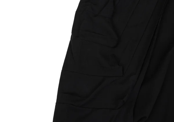 Yohji Yamamoto FEMME Wool Gabardine Pleated Switching Hakama Pants K-171448_009