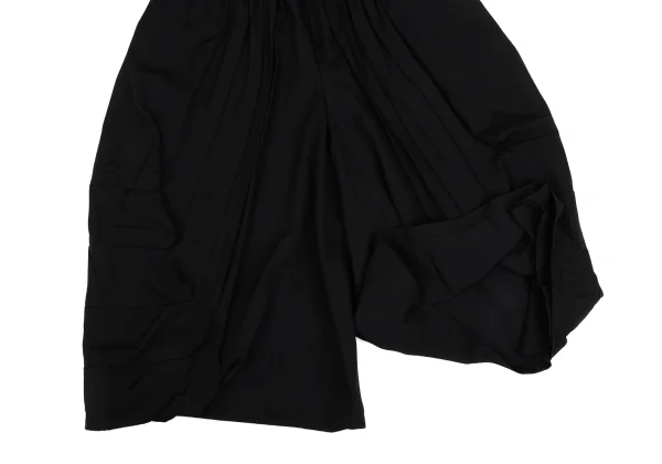 Yohji Yamamoto FEMME Wool Gabardine Pleated Switching Hakama Pants K-171448_010