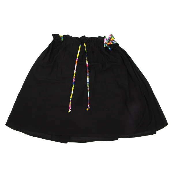 Yohji Yamamoto FEMME Colorful Bubble Printed Silk Skirt K-171449_002
