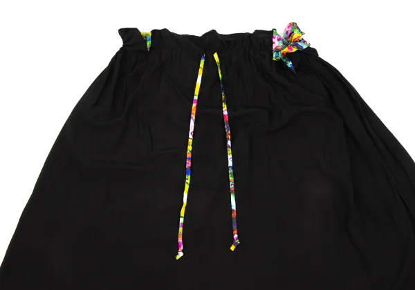 Yohji Yamamoto FEMME Colorful Bubble Printed Silk Skirt K-171449_003