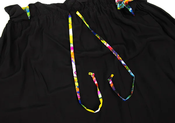 Yohji Yamamoto FEMME Colorful Bubble Printed Silk Skirt K-171449_005