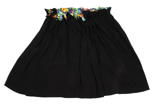 Yohji Yamamoto FEMME Colorful Bubble Printed Silk Skirt K-171449_009