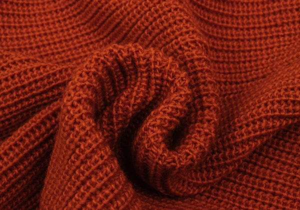 REGULATION yohji yamamoto Wool Fringe Back Long High Neck Knit Sweater K-171451_013