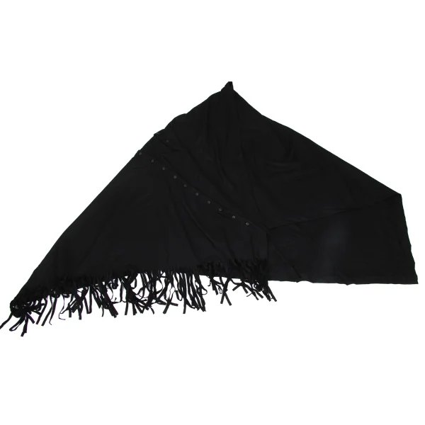 REGULATION yohji yamamoto Button Design Fringe Cape K-171453_002