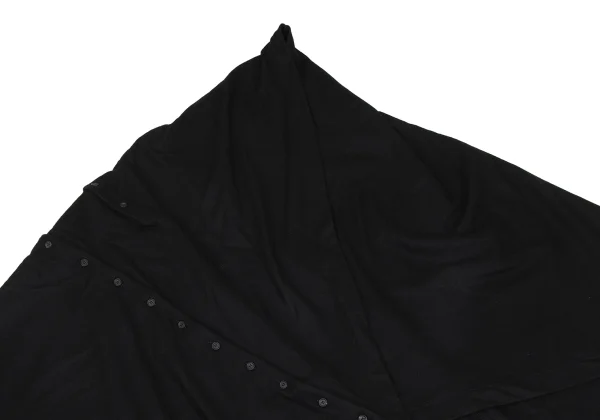 REGULATION yohji yamamoto Button Design Fringe Cape K-171453_003