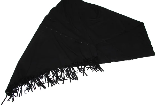 REGULATION yohji yamamoto Button Design Fringe Cape K-171453_005