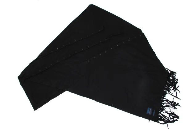 REGULATION yohji yamamoto Button Design Fringe Cape K-171453_008