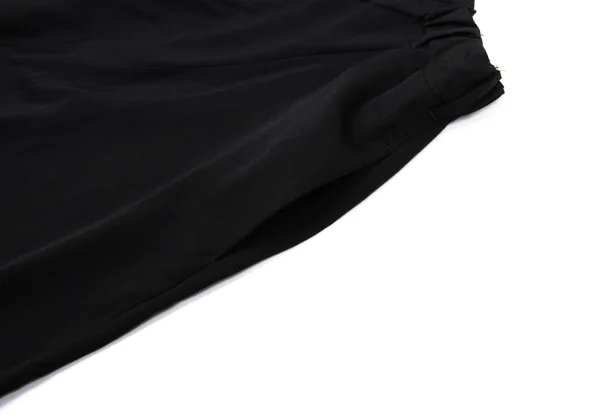 B Yohji Yamamoto Wool Gaba Asymmetry Dropped Crotch Pants K-171456_008