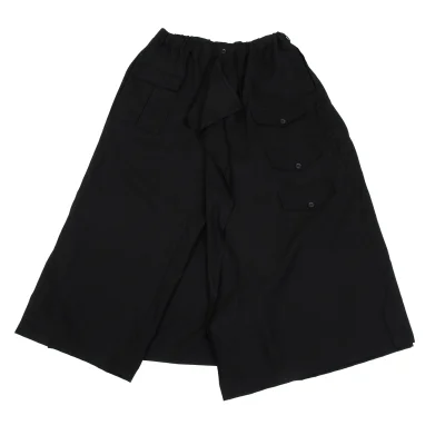 B Yohji Yamamoto Wool Pocket Design Drape Pants