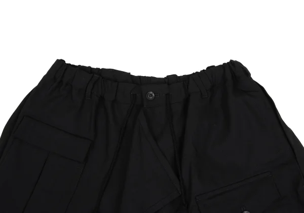 B Yohji Yamamoto Wool Pocket Design Drape Pants K-171457_003