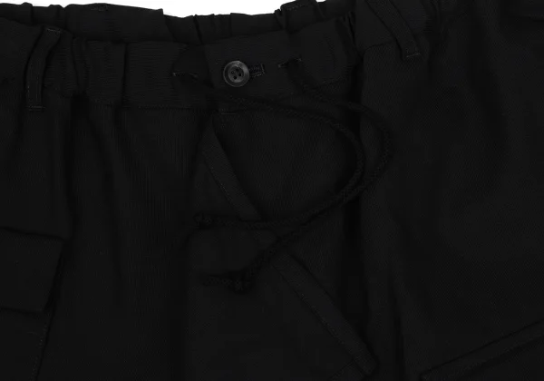 B Yohji Yamamoto Wool Pocket Design Drape Pants K-171457_005