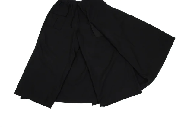 B Yohji Yamamoto Wool Pocket Design Drape Pants K-171457_011