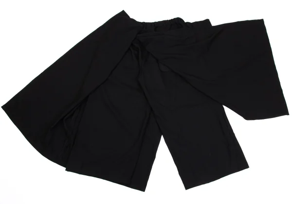 B Yohji Yamamoto Wool Pocket Design Drape Pants K-171457_016