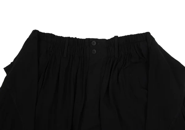 Yohji Yamamoto collections Drape Rayon Dropped Crotch Pants K-171459_003