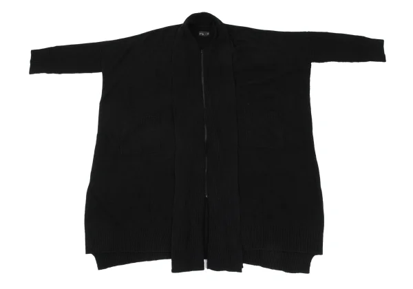 plyy by RAGNE KIKAS Double Zip Knit Coat K-171460_002