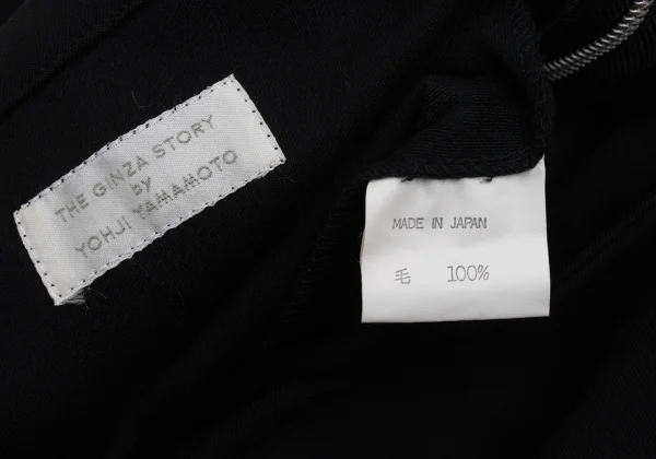 Yohji Yamamoto×THE GINZA STORY Wool Pleats Skirt K-171461_010
