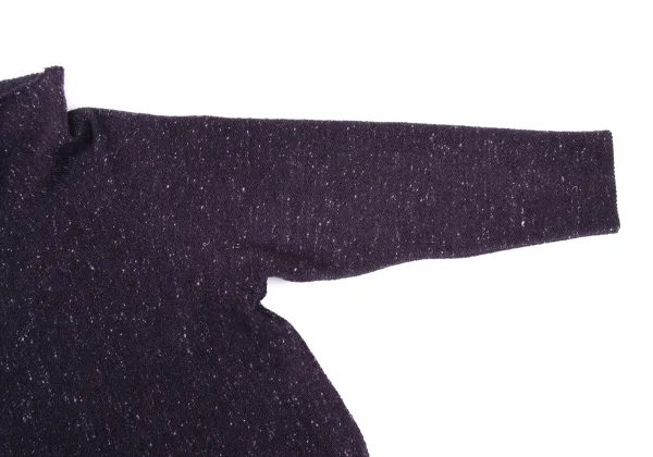 JURGEN LEHL Wool Nylon Color Nep Turtleneck Top K-171466_004