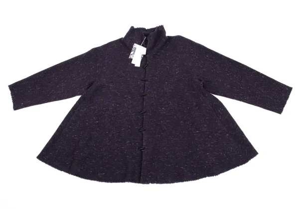 JURGEN LEHL Wool Nylon Color Nep Toggle Button Jacket K-171467_002