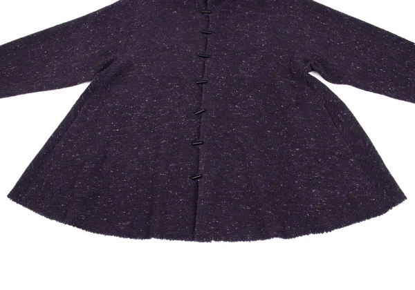 JURGEN LEHL Wool Nylon Color Nep Toggle Button Jacket K-171467_007