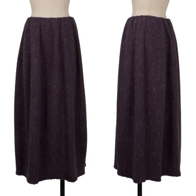 JURGEN LEHL Wool Nylon Color Nep Skirt