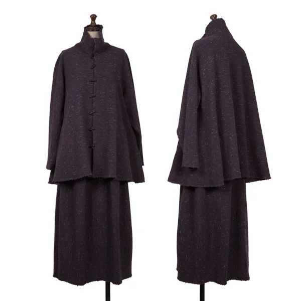 JURGEN LEHL Wool Nylon Color Nep Skirt K-171468_010
