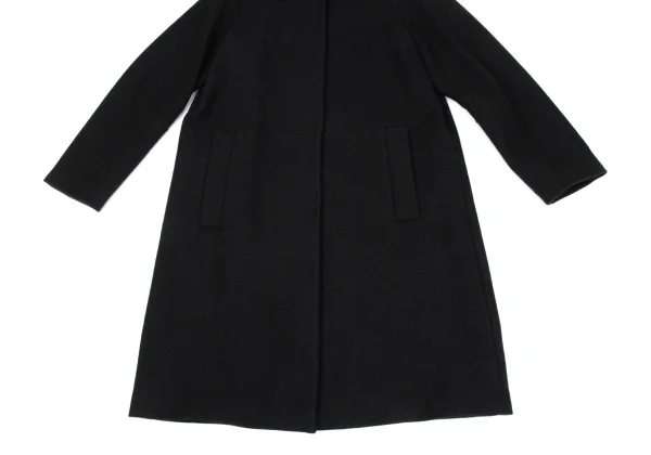SARA LANZI Blended Wool Stand Collar Coat K-171476_008