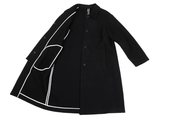 SARA LANZI Blended Wool Stand Collar Coat K-171476_010