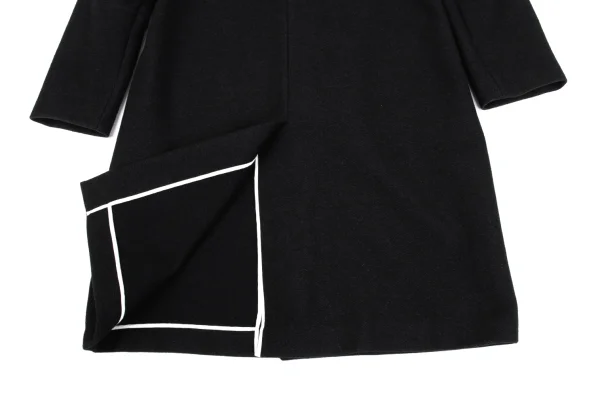 SARA LANZI Blended Wool Stand Collar Coat K-171476_013