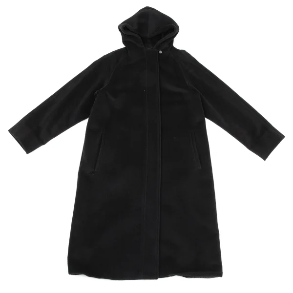 Max Mara Wool Hooded Zip Coat K-171478_002