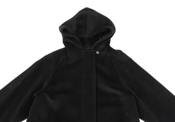 Max Mara Wool Hooded Zip Coat K-171478_003