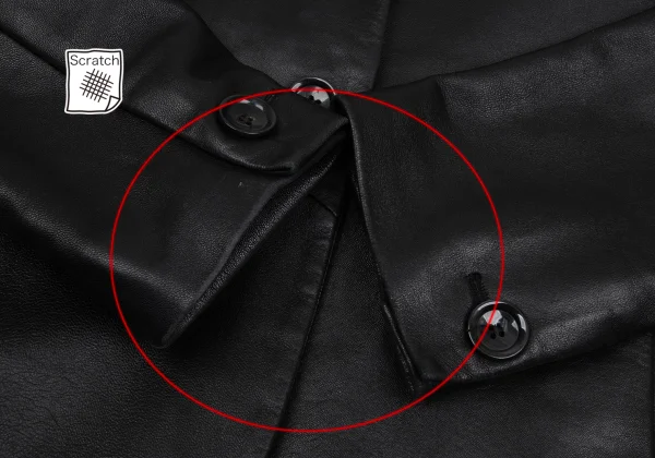 Max Mara Switching Leather Tailored Jacket K-171479_009