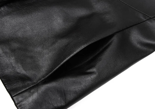 Max Mara Switching Leather Tailored Jacket K-171479_013