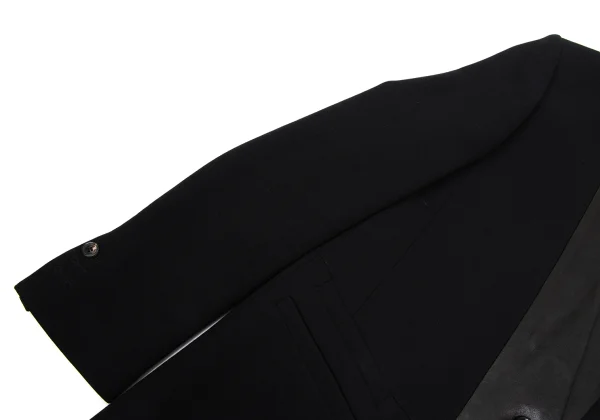 Neil Barrett Leather Deformation Lapel Switching Jacket K-171480_006