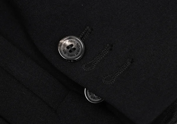 Neil Barrett Leather Deformation Lapel Switching Jacket K-171480_008