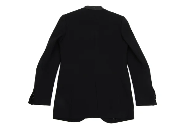 Neil Barrett Leather Deformation Lapel Switching Jacket K-171480_013