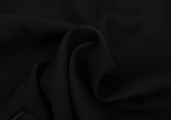 Neil Barrett Leather Shawl Collar Wool Jacket K-171481_015