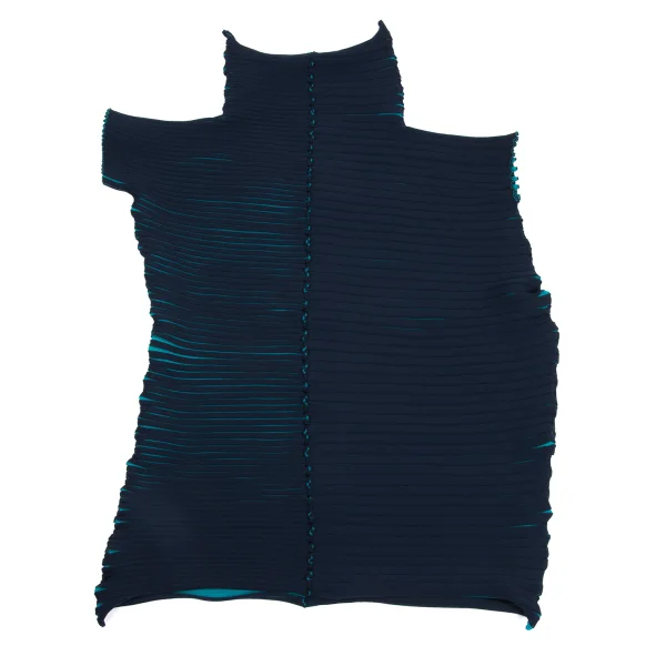 PLEATS PLEASE CHIRA CHIRA Poly Cotton Pleated Knit Tunic K-171483_009