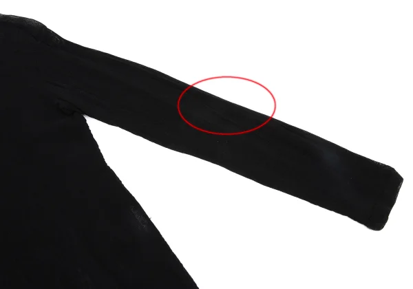 ISSEY MIYAKE PERMANENTE Sheer Collarless Cardigan K-171484_006