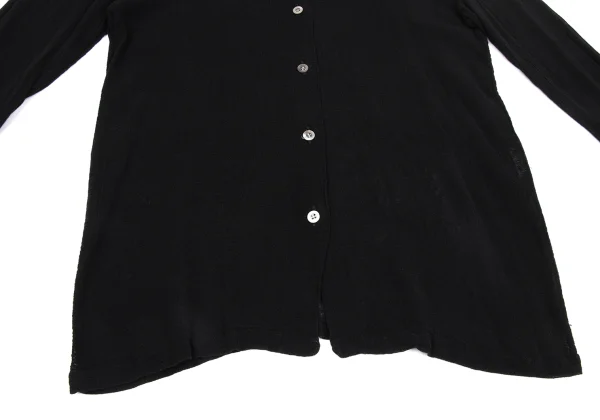 ISSEY MIYAKE PERMANENTE Sheer Collarless Cardigan K-171484_013