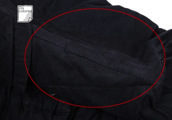 ISSEY MIYAKE PERMANENTE Dyed Cotton Shirred Waist Drawstring Jacket K-171485_005