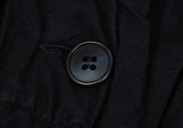 ISSEY MIYAKE PERMANENTE Dyed Cotton Shirred Waist Drawstring Jacket K-171485_008