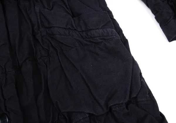 ISSEY MIYAKE PERMANENTE Dyed Cotton Shirred Waist Drawstring Jacket K-171485_012