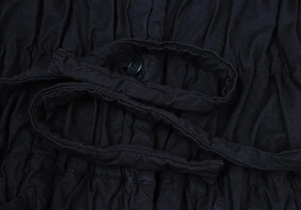 ISSEY MIYAKE PERMANENTE Dyed Cotton Shirred Waist Drawstring Jacket K-171485_013