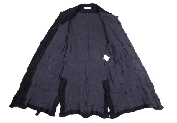 ISSEY MIYAKE PERMANENTE Dyed Cotton Shirred Waist Drawstring Jacket K-171485_014