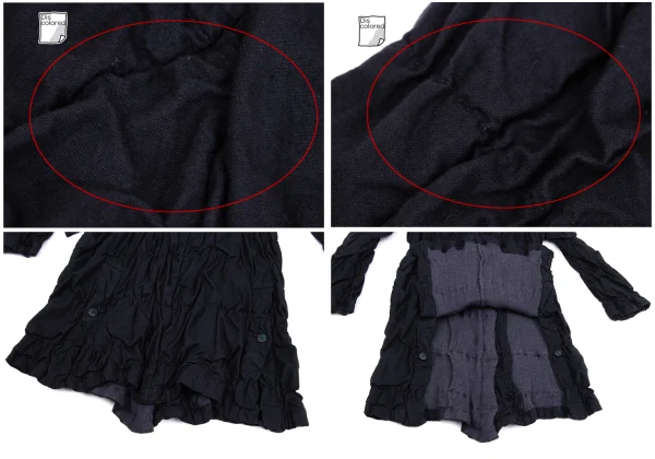 ISSEY MIYAKE PERMANENTE Dyed Cotton Shirred Waist Drawstring Jacket K-171485_016