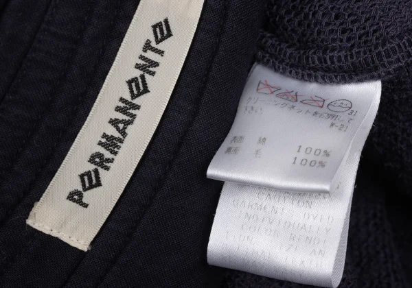ISSEY MIYAKE PERMANENTE Dyed Cotton Shirred Waist Drawstring Jacket K-171485_019