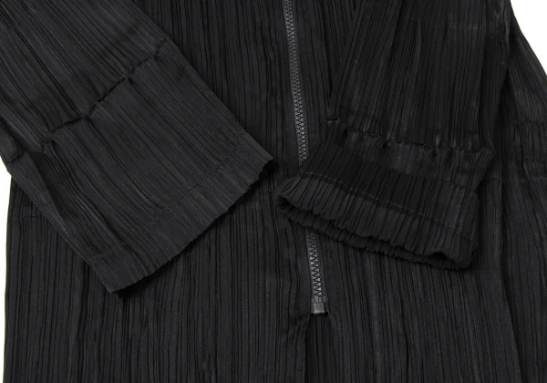 ISSEY MIYAKE Pleated Zip-Up Jacket K-171486_006