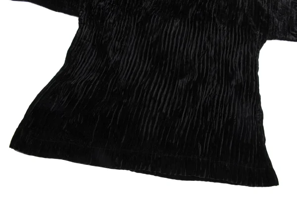 ISSEY MIYAKE Pletas Velour High-neck Top K-171488_009