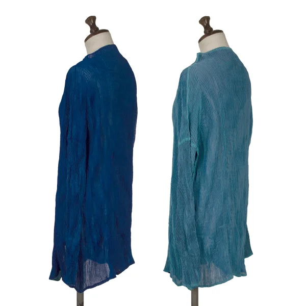 Unbranded Pleats Bicolor Reversible Cardigan K-171489_002