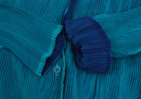 Unbranded Pleats Bicolor Reversible Cardigan K-171489_008